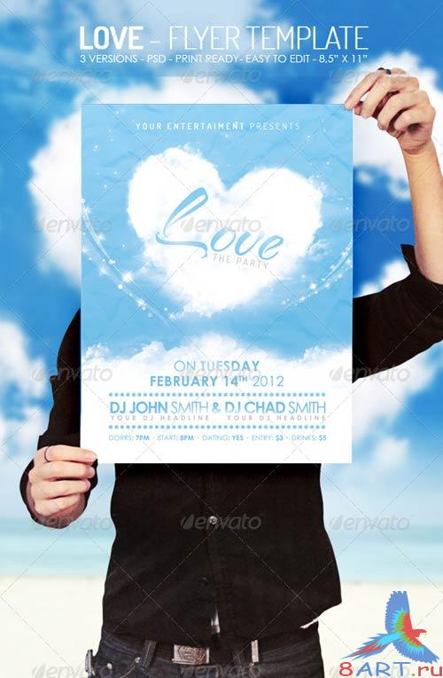 GraphicRiver Love - Flyer Template