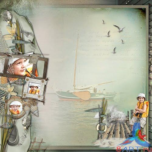 Скрап-набор Silent sea (Морская тишина) Скрап-набор Silent sea (Морская тишина)