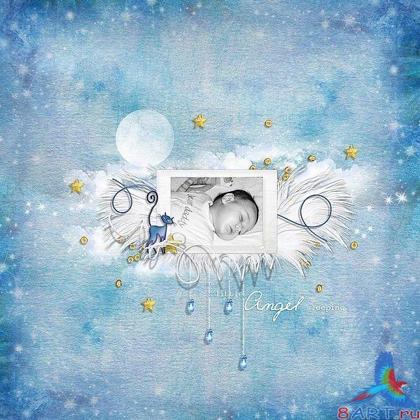 Скрап ассортимент - Dream in blue Скрап ассортимент - Dream in blue
