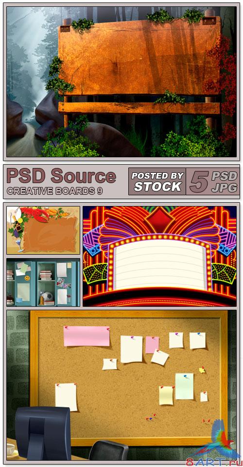 PSD Source - Creative boards 9 PSD Source - Creative boards 9