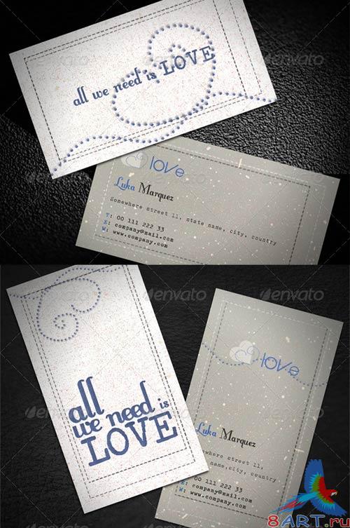 GraphicRiver Love Business Card