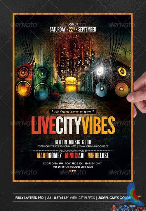 GraphicRiver Live City Vibes Poster/Flyer