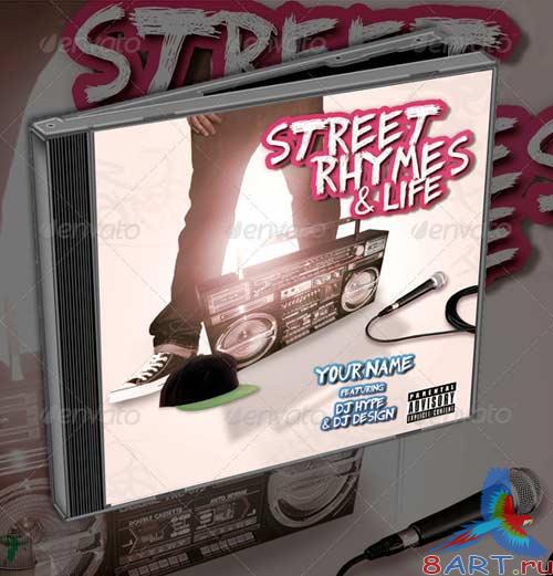 GraphicRiver Street Rhymes & Life Mixtape CD Flyer Template GraphicRiver Street Rhymes & Life Mixtape CD Flyer Template