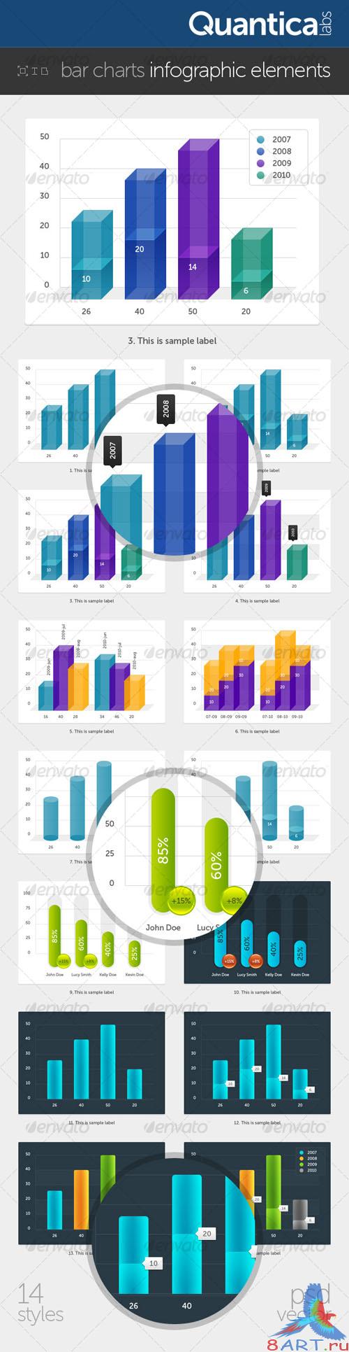 GraphicRiver Bar Charts Infographic Elements - REUPLOAD GraphicRiver Bar Charts Infographic Elements - REUPLOAD