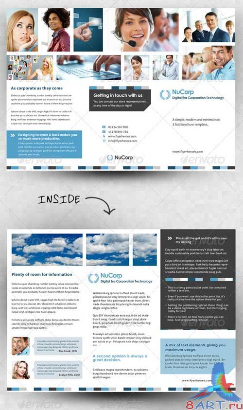 GraphicRiver Corporate 3 Fold Brochure Template GraphicRiver Corporate 3 Fold Brochure Template