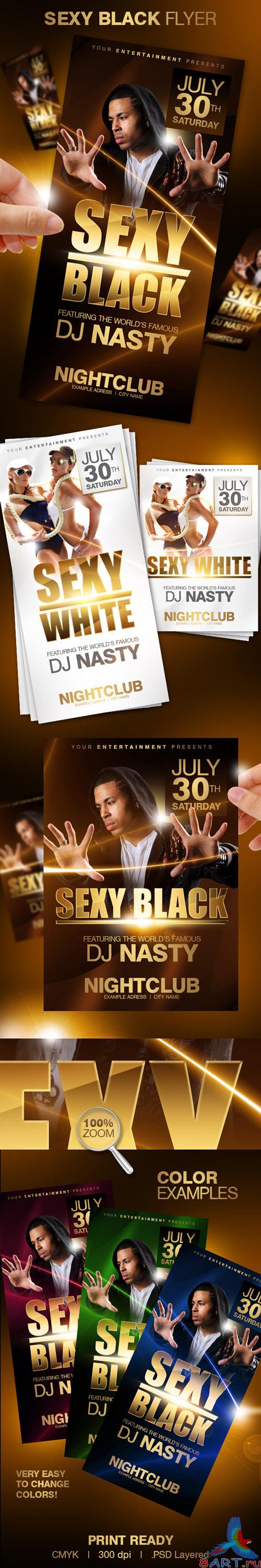 Sexy Black Party Flyer - GraphicRiver Sexy Black Party Flyer - GraphicRiver