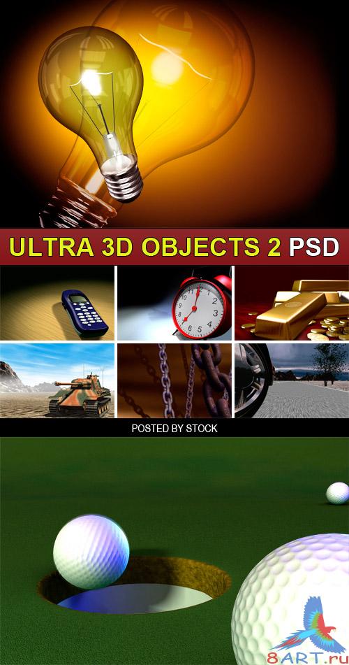 PSD Source - Ultra 3d objects 2 PSD Source - Ultra 3d objects 2