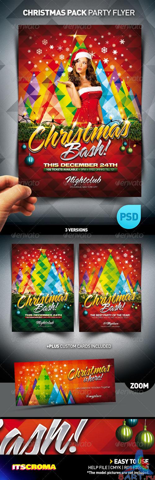 GraphicRiver - Christmas Bash Party Flyer Pack 769397