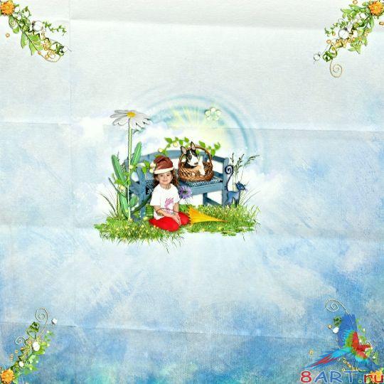 Скрап коллекция - Dream in blue Скрап коллекция - Dream in blue