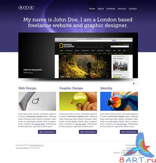HTML/CSS Template "Euphoria" Full HTML/CSS Template "Euphoria" Full