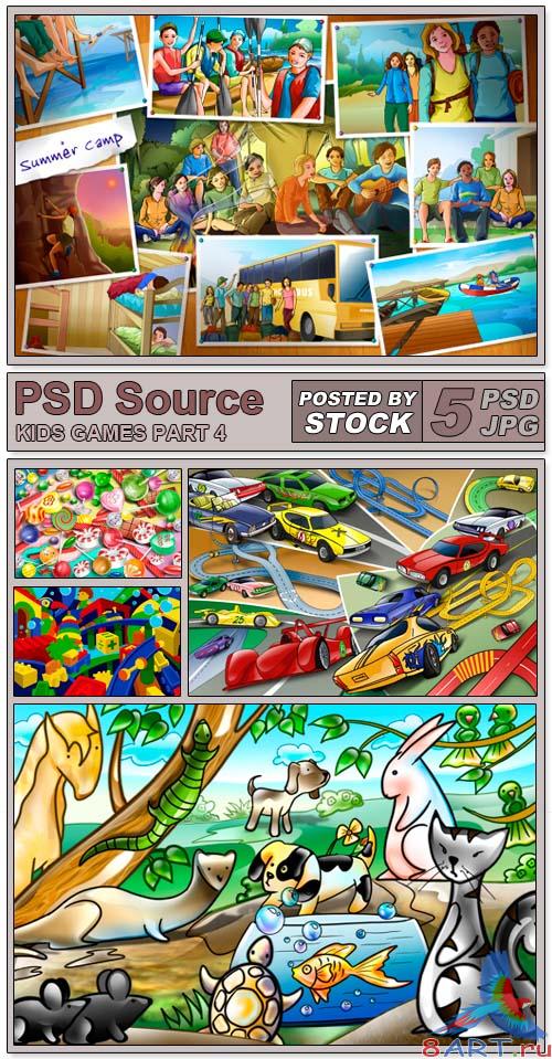 PSD Source - Kids Games 4 PSD Source - Kids Games 4