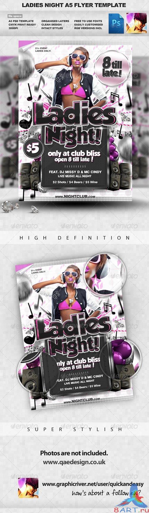 Ladies Night Flyer Template