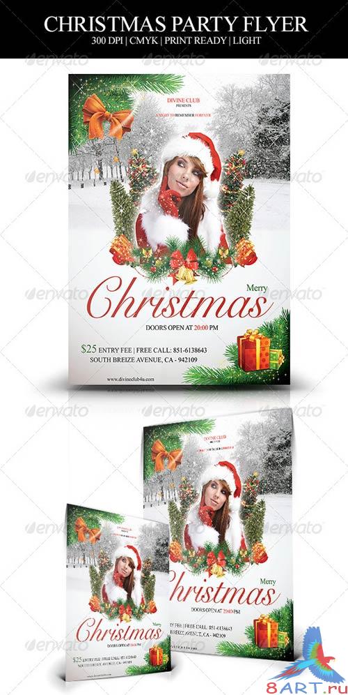 GraphicRiver Christmas Party Flyer 3520965