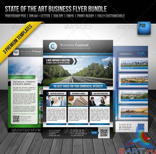 GraphicRiver State of the Art Business Flyer Bundle