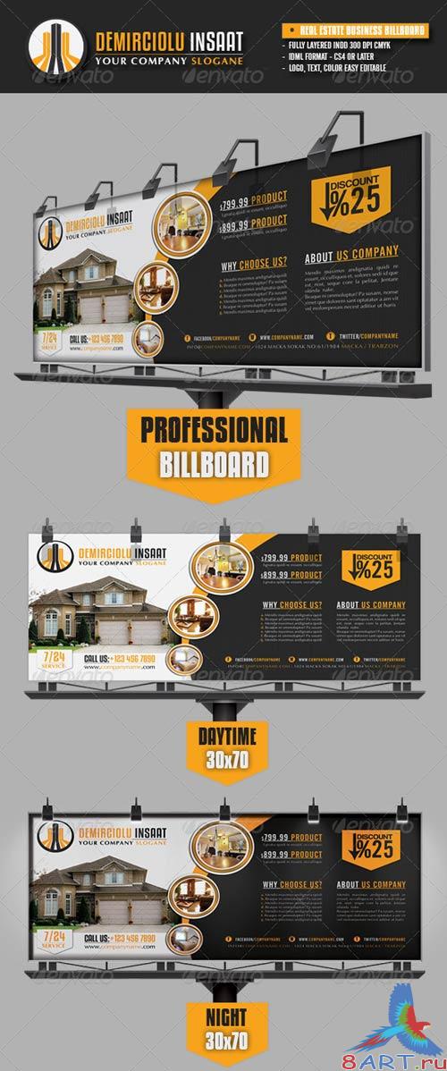 GraphicRiver Real Estate Business Billboard