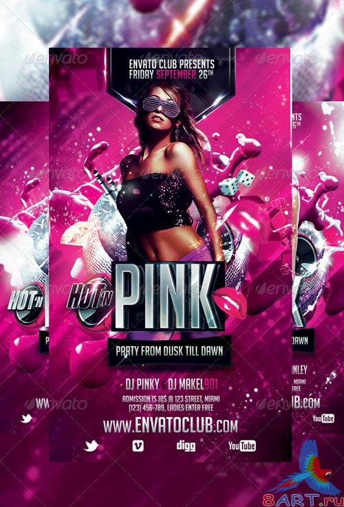 GraphicRiver Hot 'n Pink Flyer