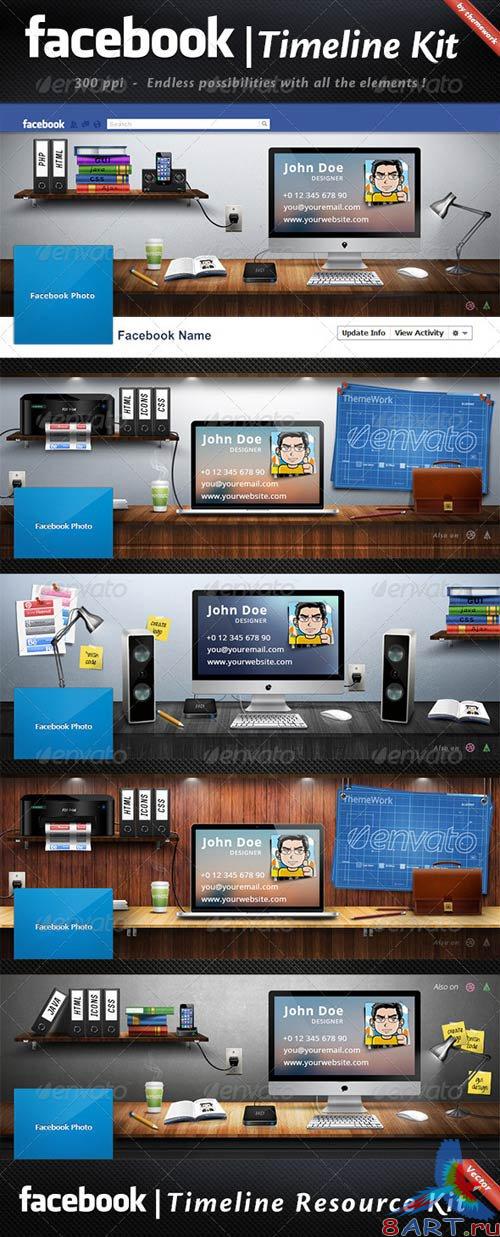 GraphicRiver FB Timeline Kit