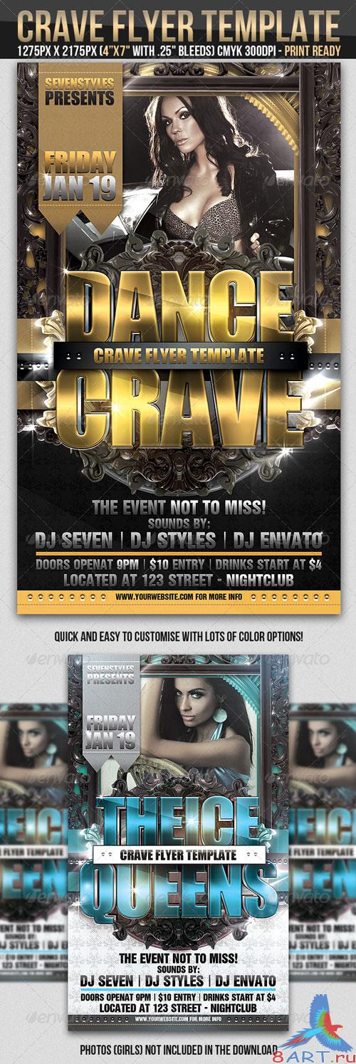GraphicRiver - Crave Flyer Template GraphicRiver - Crave Flyer Template