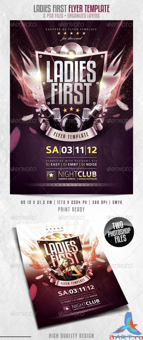 GraphicRiver Ladies First Flyer Template