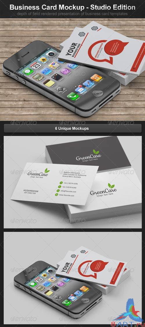 GraphicRiver Business Card Mockups - Studio Edition