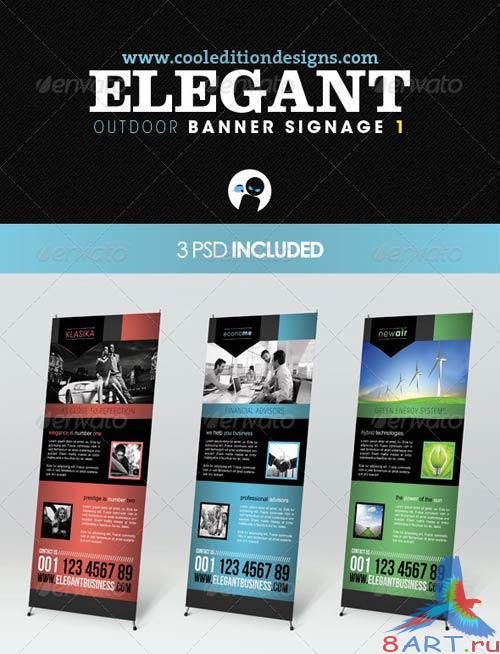 GraphicRiver Elegant Outdoor Banner Signage 1