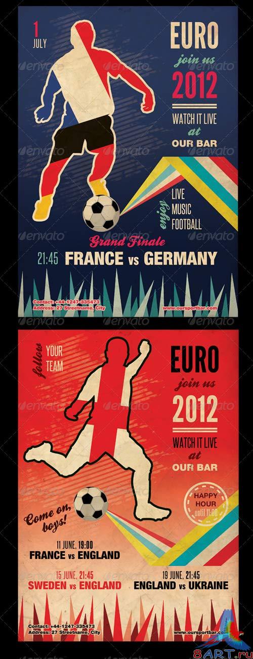 GraphicRiver Vintage Football Flyer Template GraphicRiver Vintage Football Flyer Template