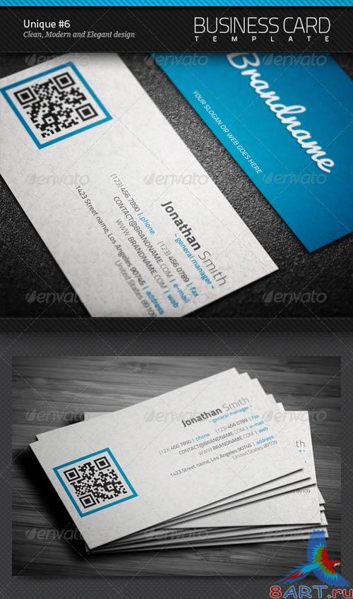 GraphicRiver Unique Business Card #6