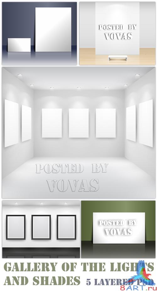 Layered Gallery of the light and shades Многослойные PSD исходники ряд света да теней Layered Gallery of the light and shades Многослойные PSD исходники ряд света да теней