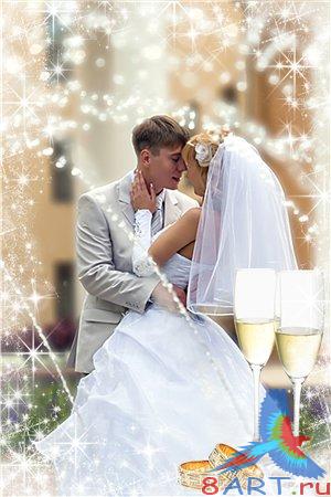 Рамка в интересах Photoshop – Свадебный блеск! Рамка в интересах Photoshop – Свадебный блеск!