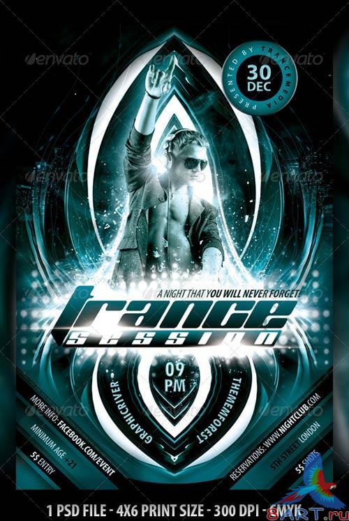 GraphicRiver Trance Session Flyer