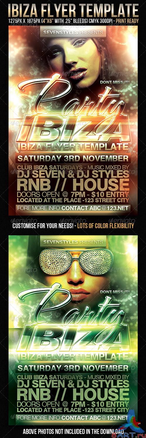GraphicRiver - Ibiza Flyer Template GraphicRiver - Ibiza Flyer Template