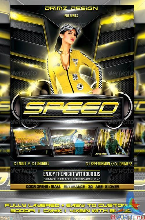 GraphicRiver Speed Flyer