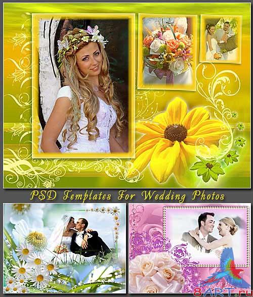 PSD Templates For Wedding Photos PSD Templates For Wedding Photos