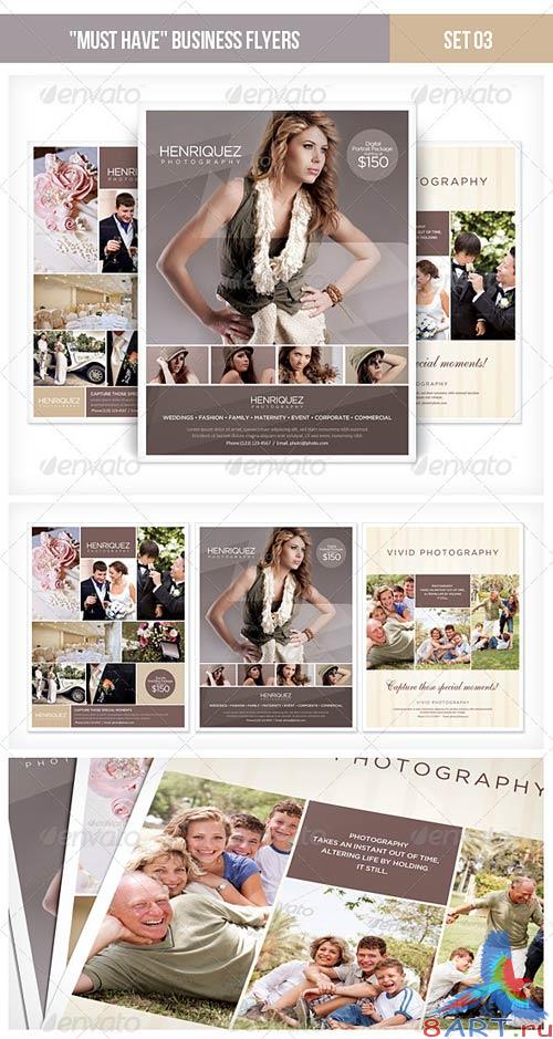 GraphicRiver "Must Have" Business Flyers - Set 03 Photography