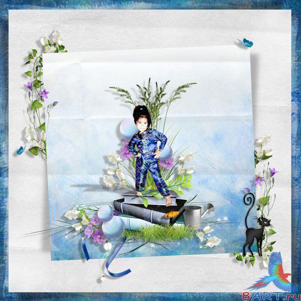 Скрап коллекция - Dream in blue Скрап коллекция - Dream in blue