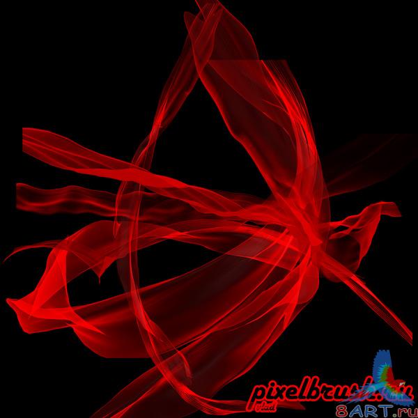 Red Ribbons -   (    Photoshop)