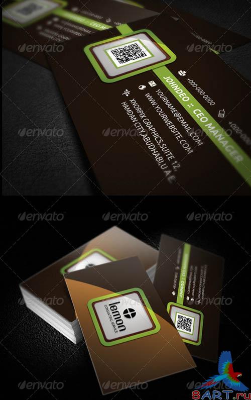 GraphicRiver Lemon Business Card GraphicRiver Lemon Business Card