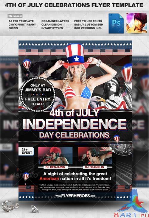 GraphicRiver 4th of July Flyer Template GraphicRiver 4th of July Flyer Template
