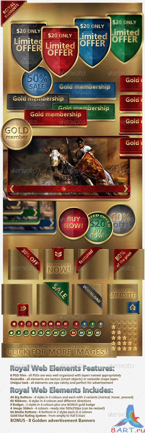 GraphicRiver - Royal Web Elements GraphicRiver - Royal Web Elements