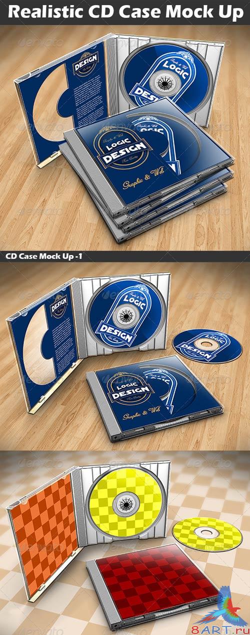 GraphicRiver CD Case Mock Up