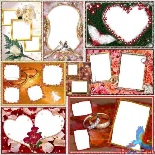 32Weddingframes PNG