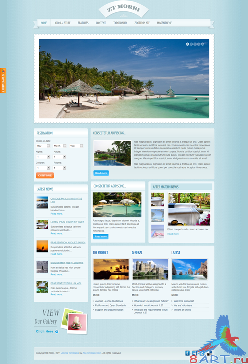 5 WebSite ZooTemplate for Joomla 1.6