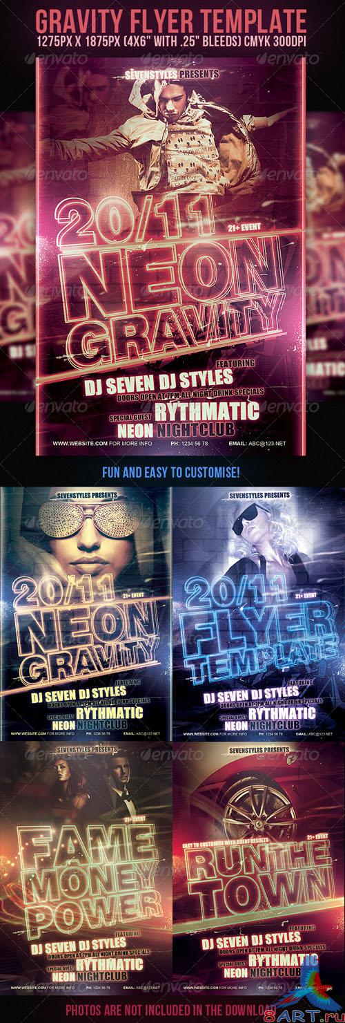 GraphicRiver - Gravity Flyer Template GraphicRiver - Gravity Flyer Template