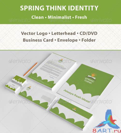 GraphicRiver Spring Think Fresh Business Corporate Identity