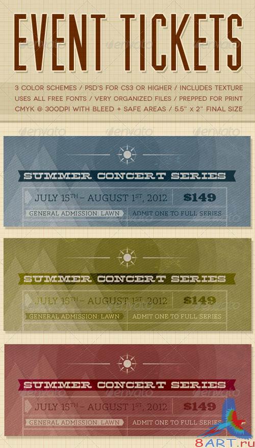 GraphicRiver Event Tickets