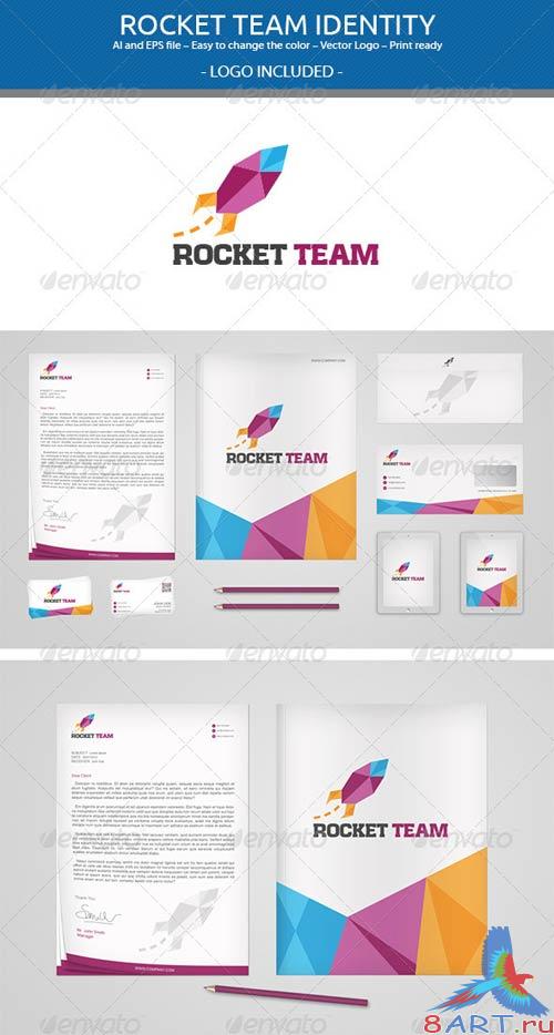 GraphicRiver Rocket Team Identity