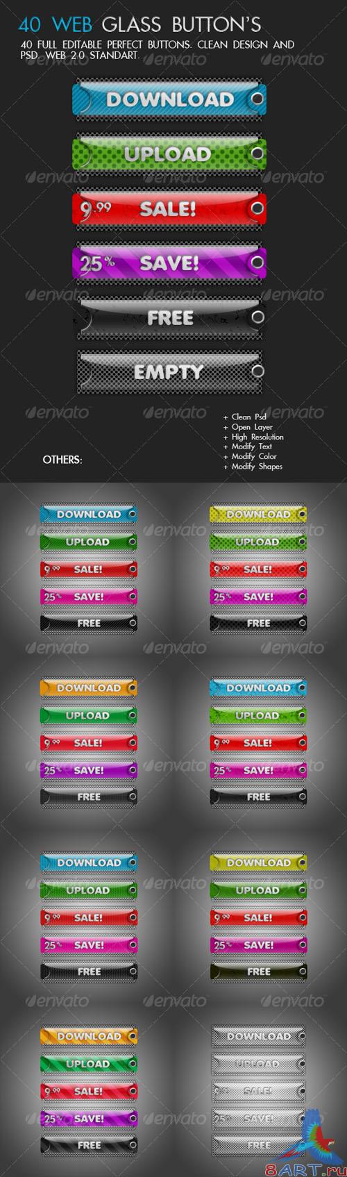 40 Candy Tags Button Version 2 - GraphicRiver 40 Candy Tags Button Version 2 - GraphicRiver