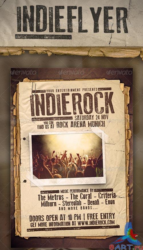 GraphicRiver Indie Rock Festival Flyer