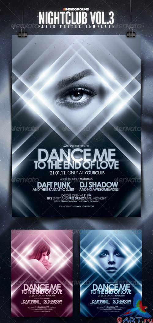 GraphicRiver Nightclub Flyer/Poster Template Vol. 3