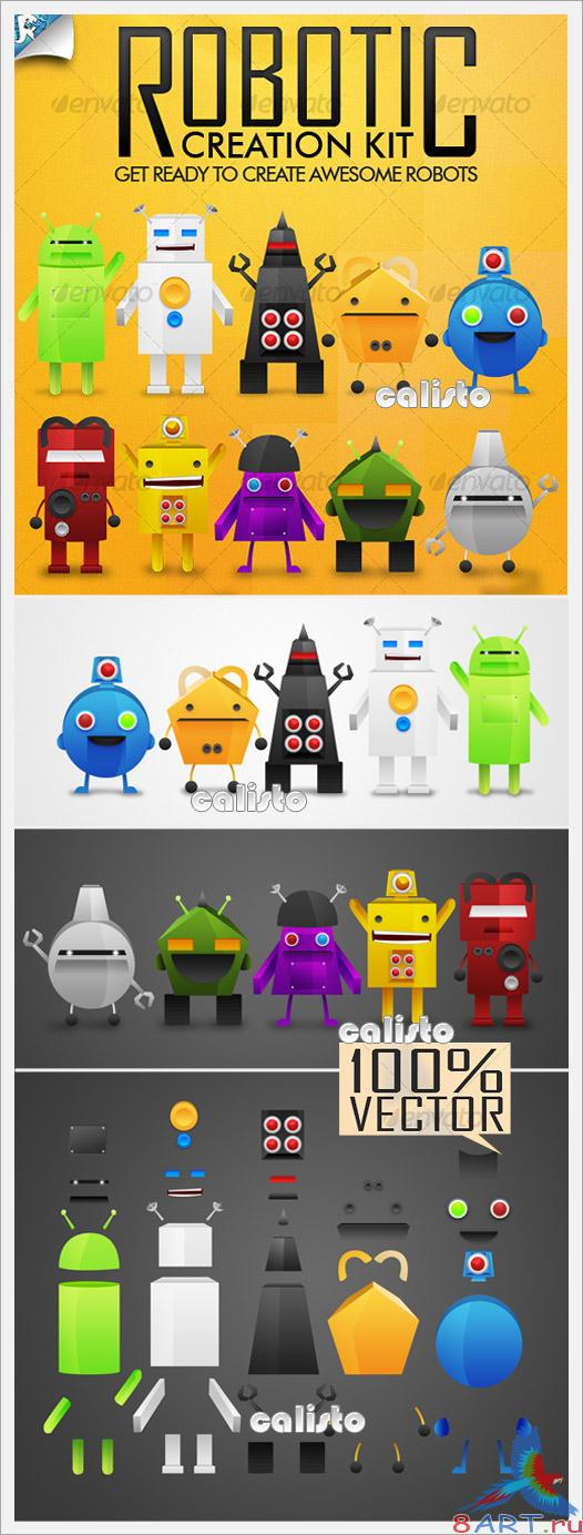 Robotic Creation Kit - Be a Mechanic - GraphicRiver Robotic Creation Kit - Be a Mechanic - GraphicRiver
